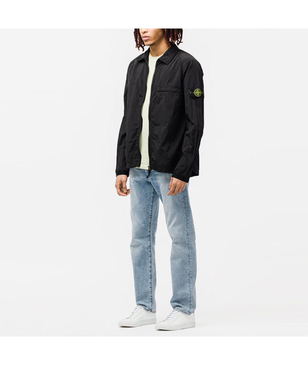 STONE ISLAND Черная куртка, фото 3