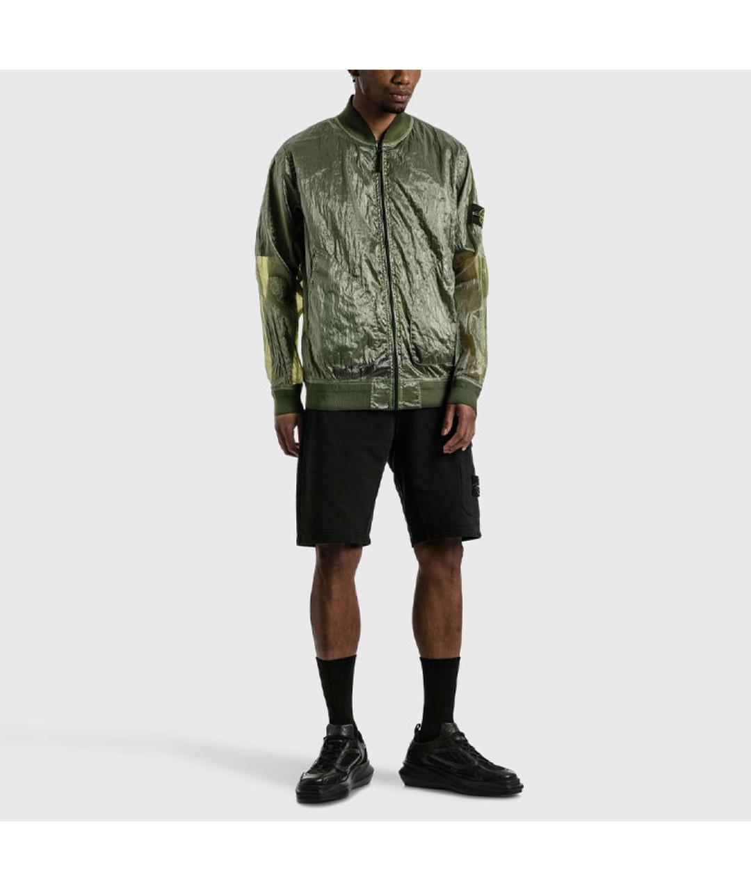 STONE ISLAND Хаки куртка, фото 3