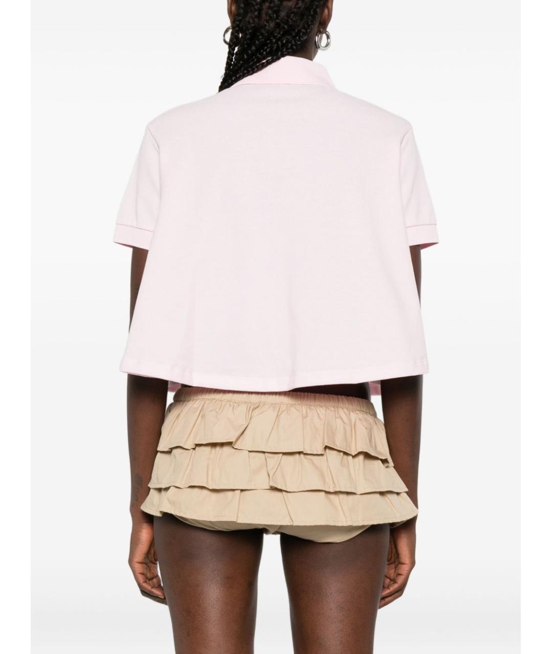 LOEWE Розовая хлопковая футболка, фото 2