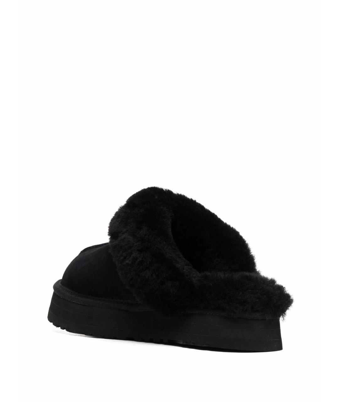 UGG AUSTRALIA Черные замшевые сабо, фото 4