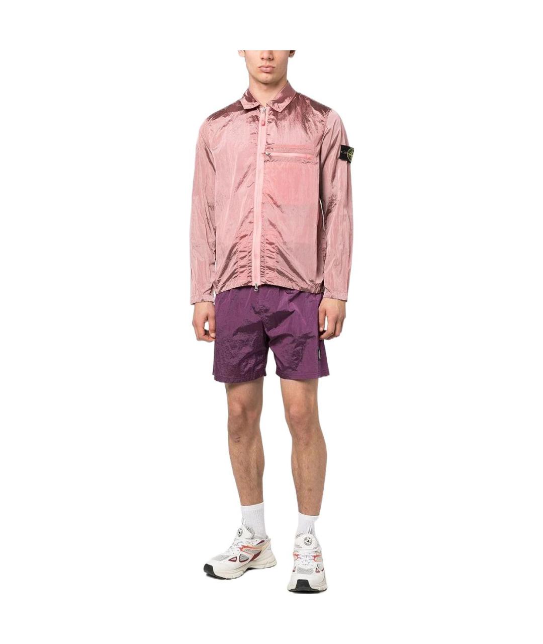 STONE ISLAND Розовая куртка, фото 2