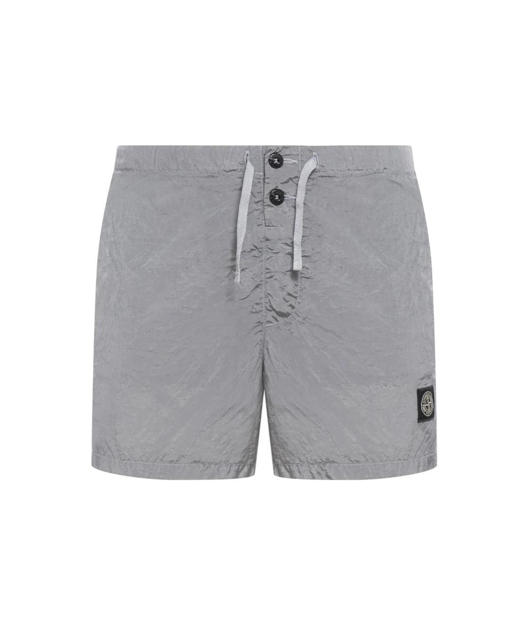 STONE ISLAND Серые шорты, фото 1