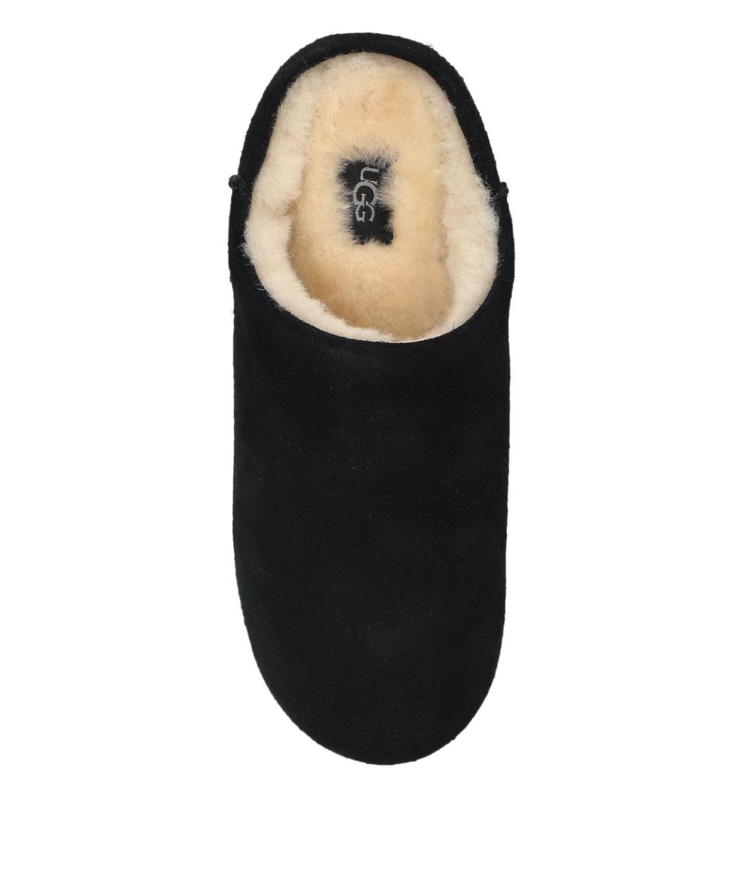 UGG AUSTRALIA Черные замшевые сабо, фото 5