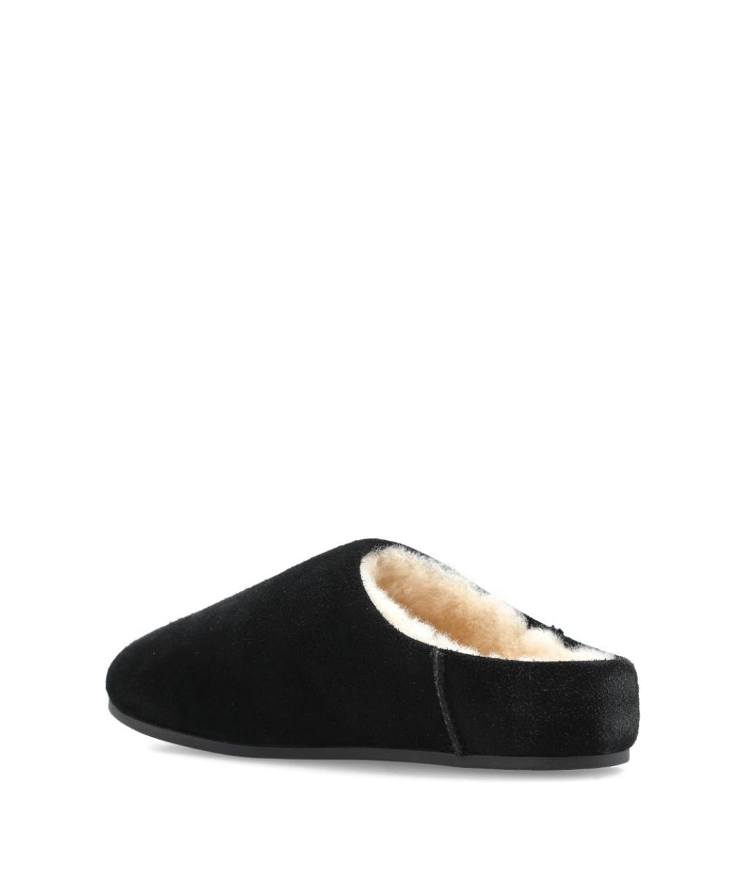 UGG AUSTRALIA Черные замшевые сабо, фото 2