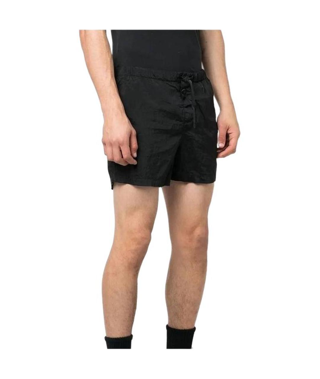 STONE ISLAND Черные шорты, фото 3