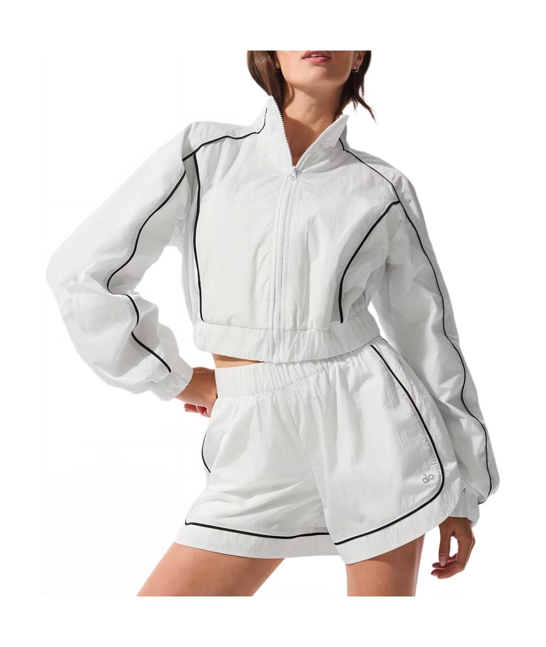 ALO YOGA Белая куртка, фото 3