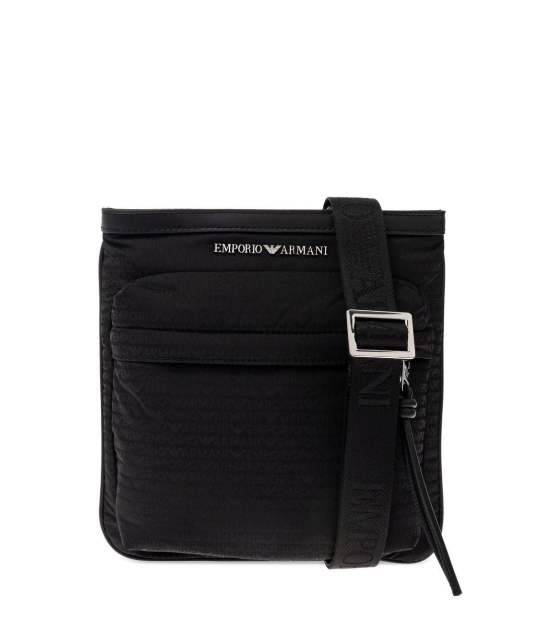 EMPORIO ARMANI Черная сумка на плечо, фото 1