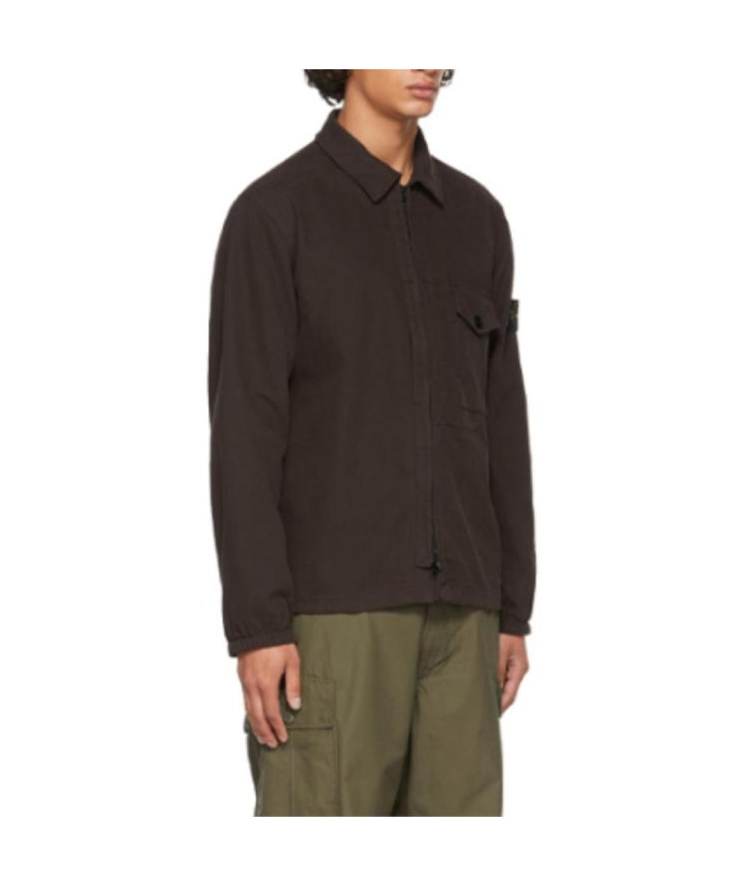 STONE ISLAND Коричневая куртка, фото 3