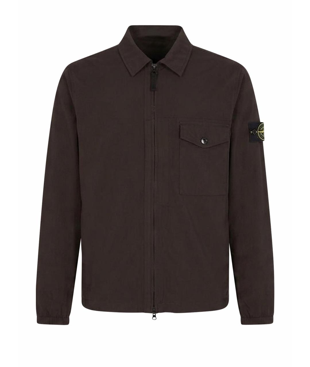 STONE ISLAND Коричневая куртка, фото 5