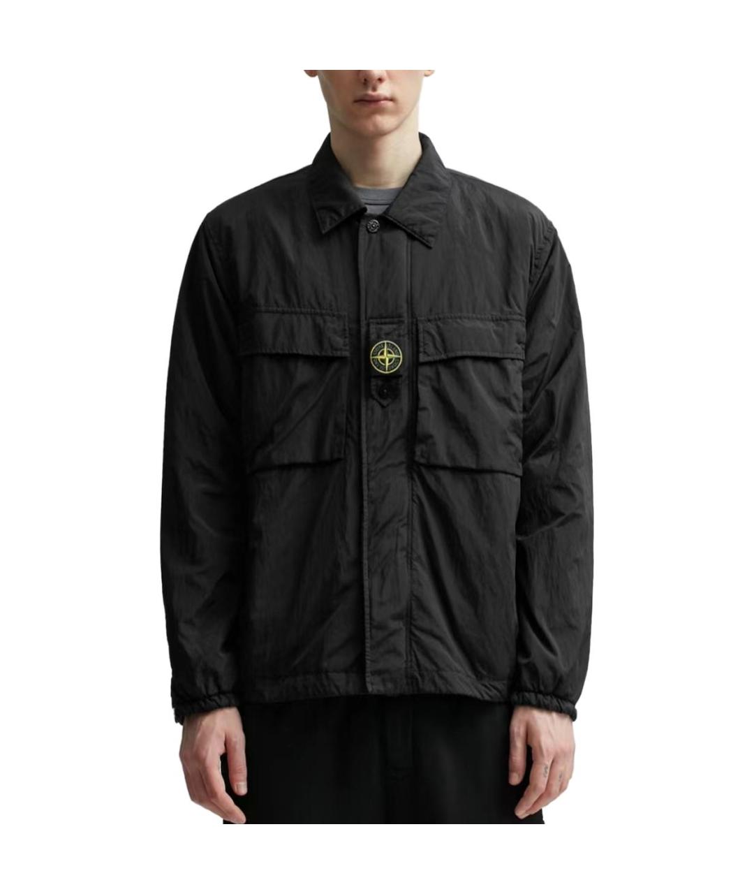 STONE ISLAND Черная куртка, фото 3