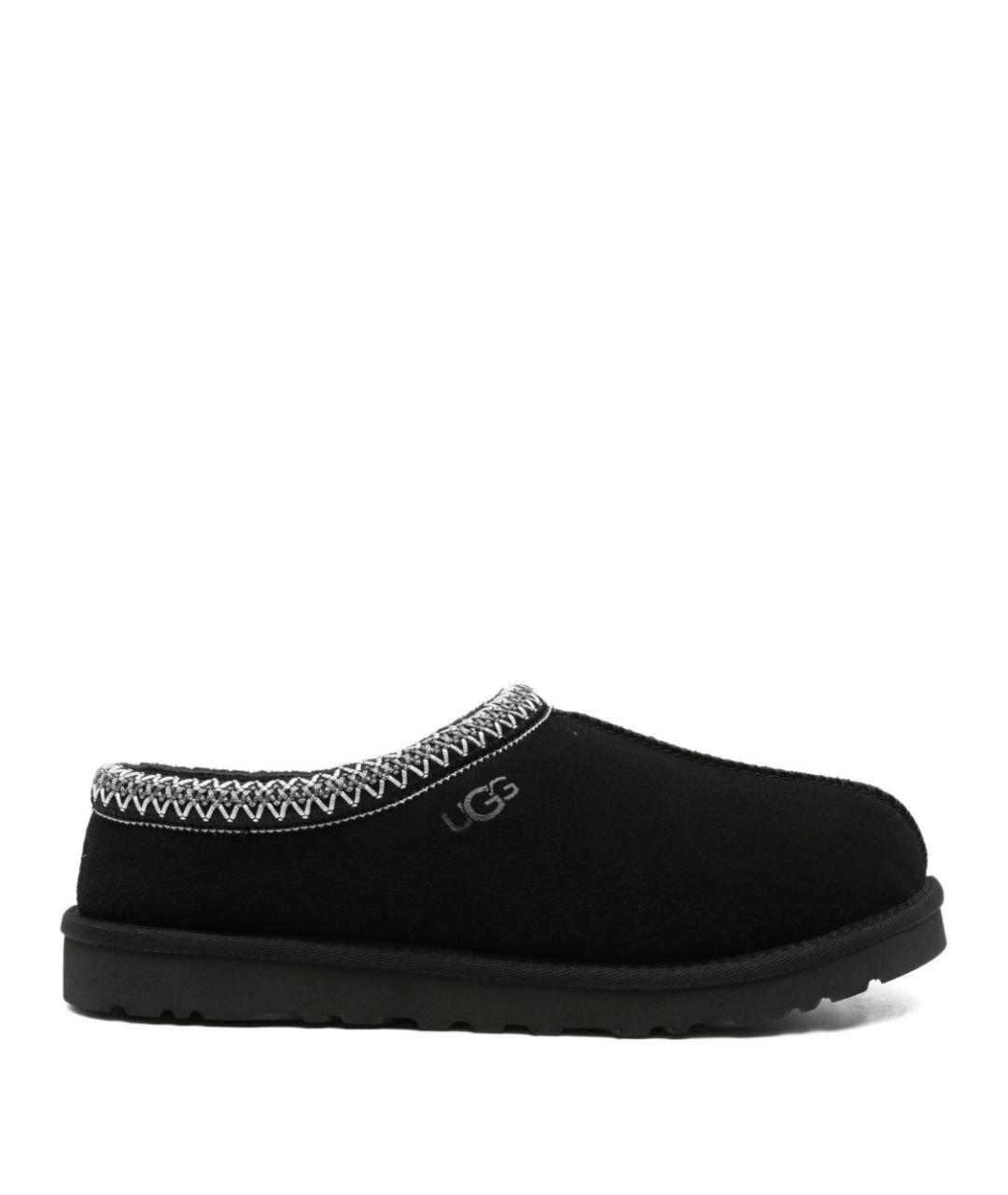 UGG AUSTRALIA Черные замшевые шлепанцы, фото 1