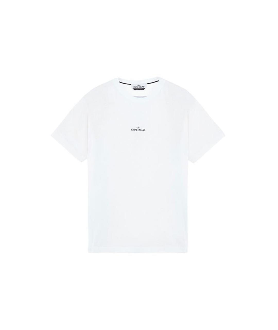 STONE ISLAND Белая футболка, фото 1