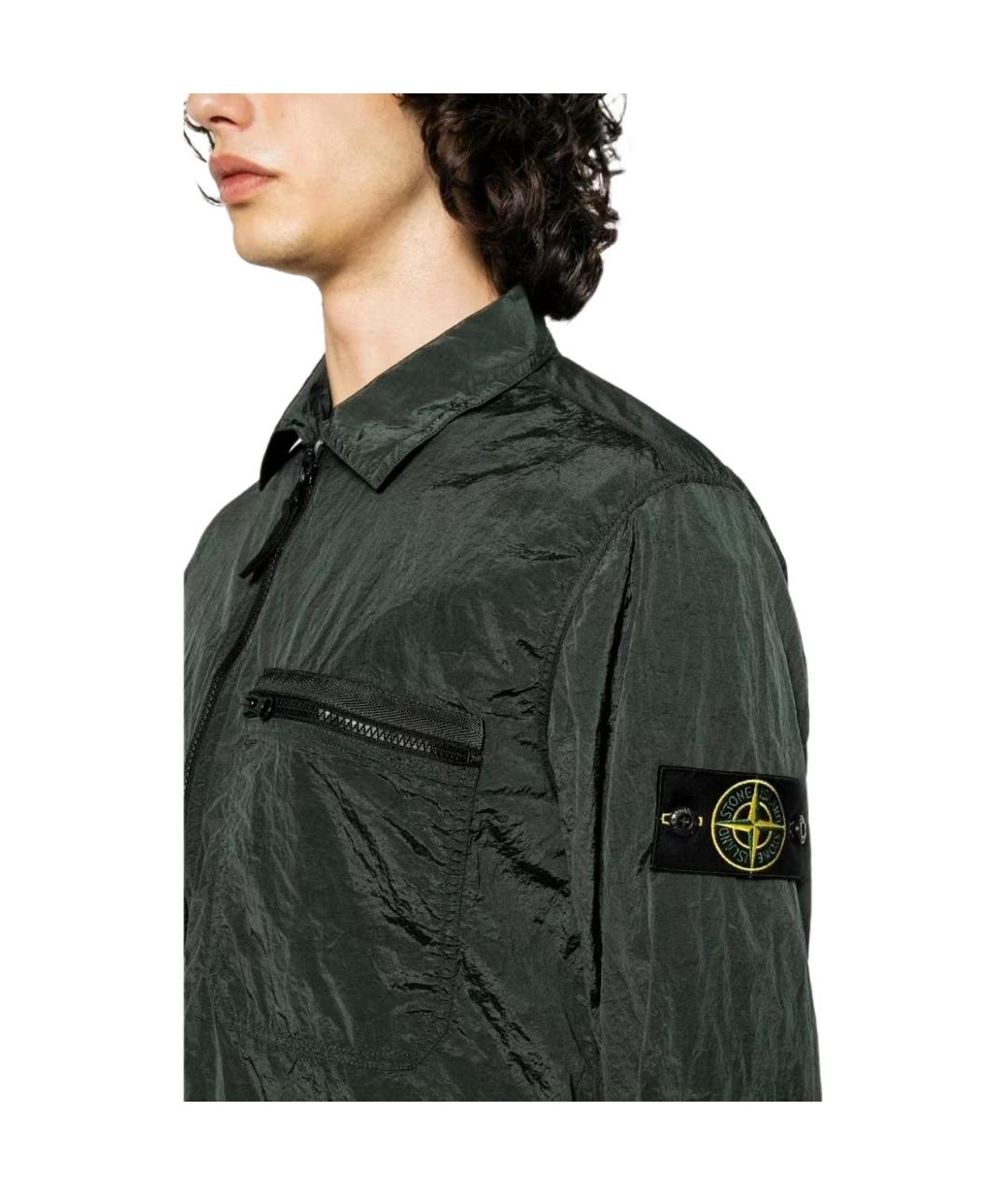 STONE ISLAND Зеленая куртка, фото 5