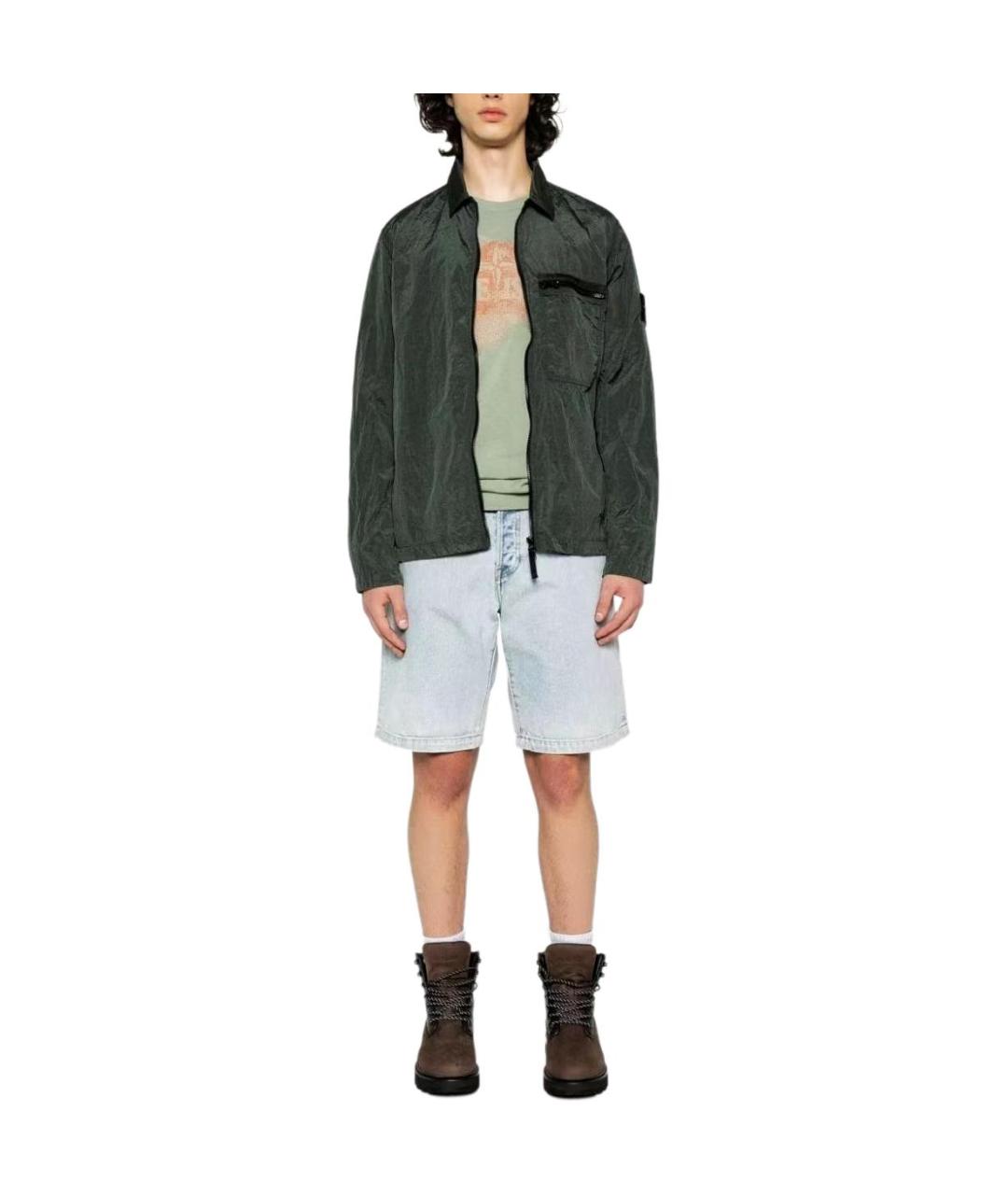 STONE ISLAND Зеленая куртка, фото 2