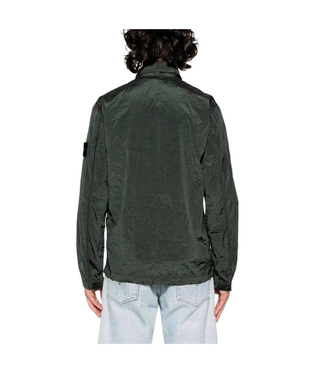 STONE ISLAND Зеленая куртка, фото 4