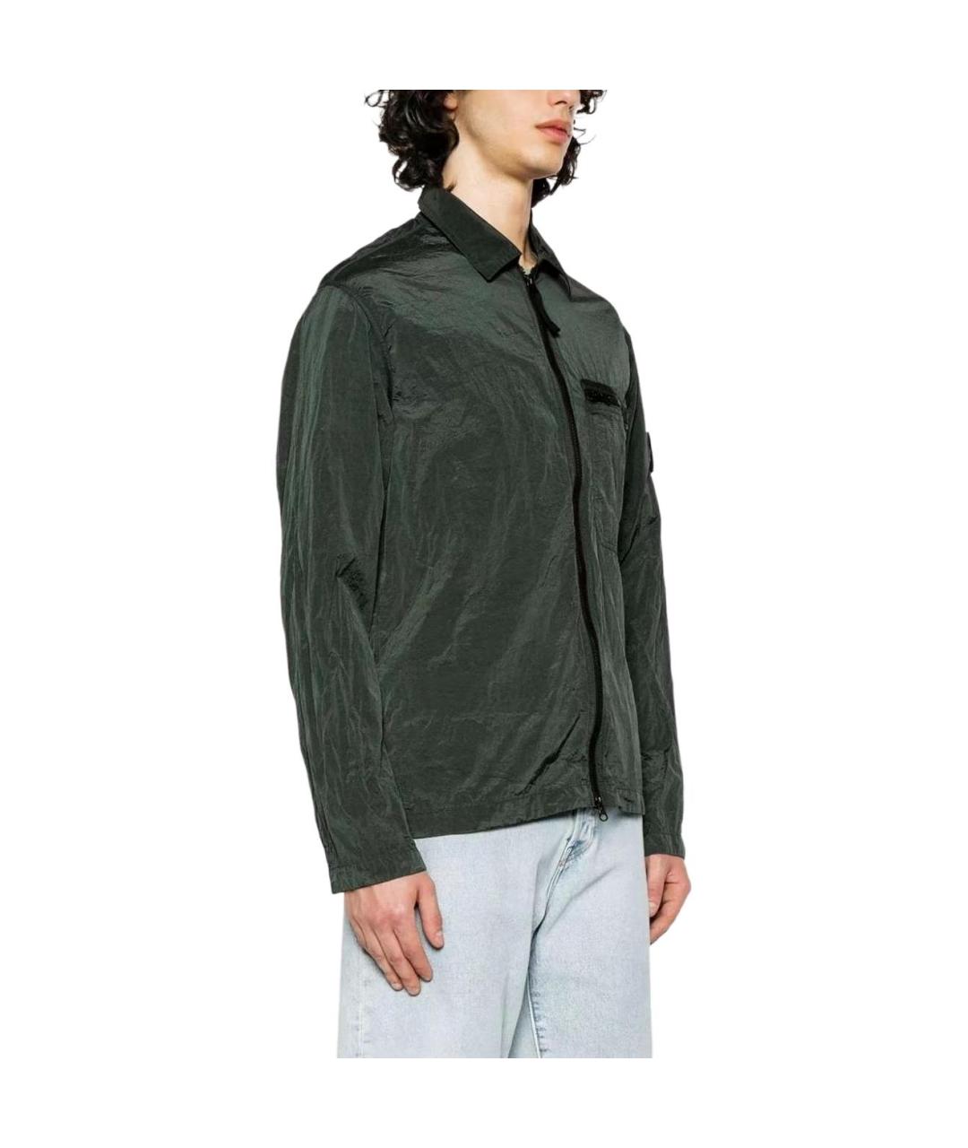 STONE ISLAND Зеленая куртка, фото 3