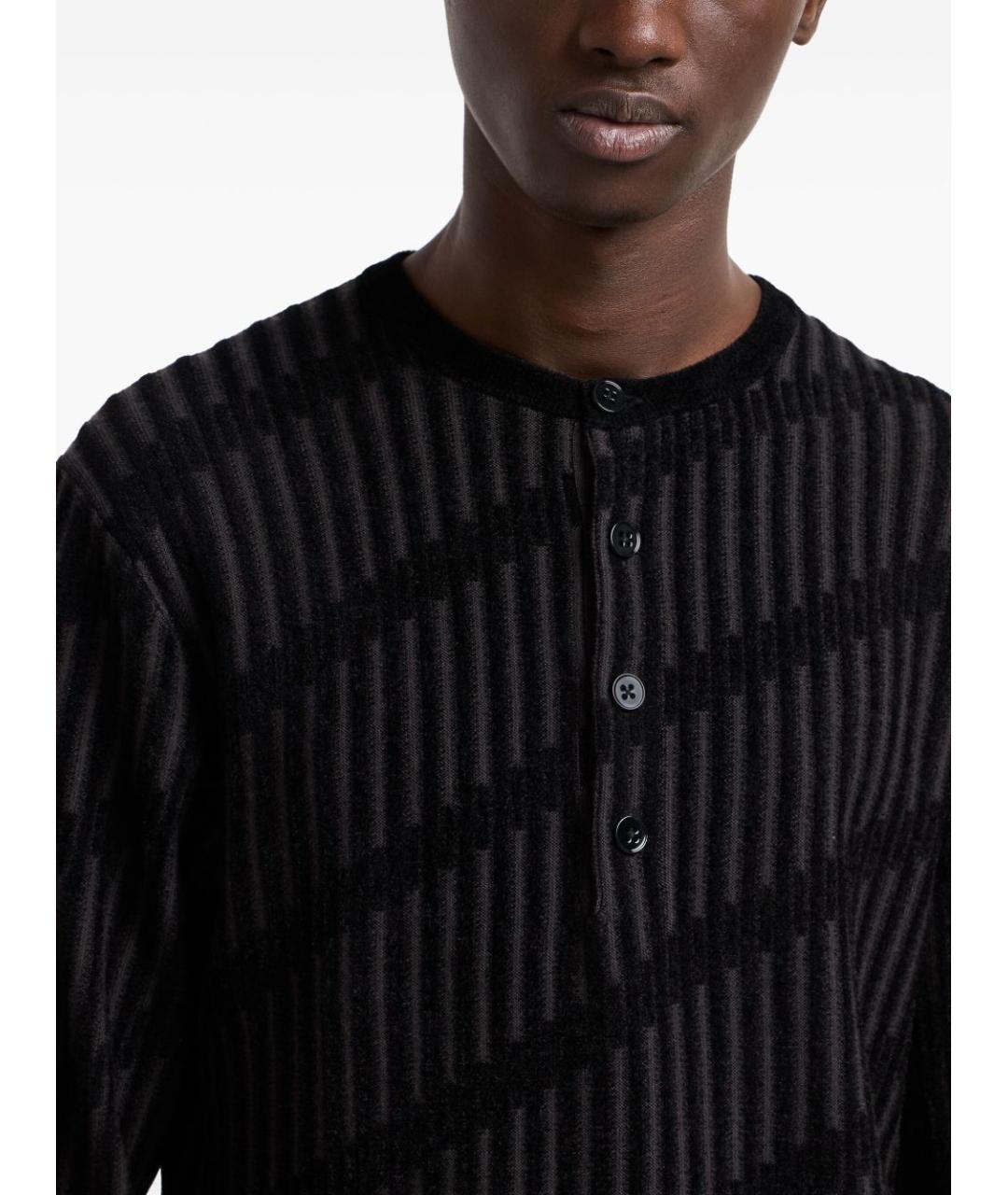 EMPORIO ARMANI Черный джемпер / свитер, фото 3