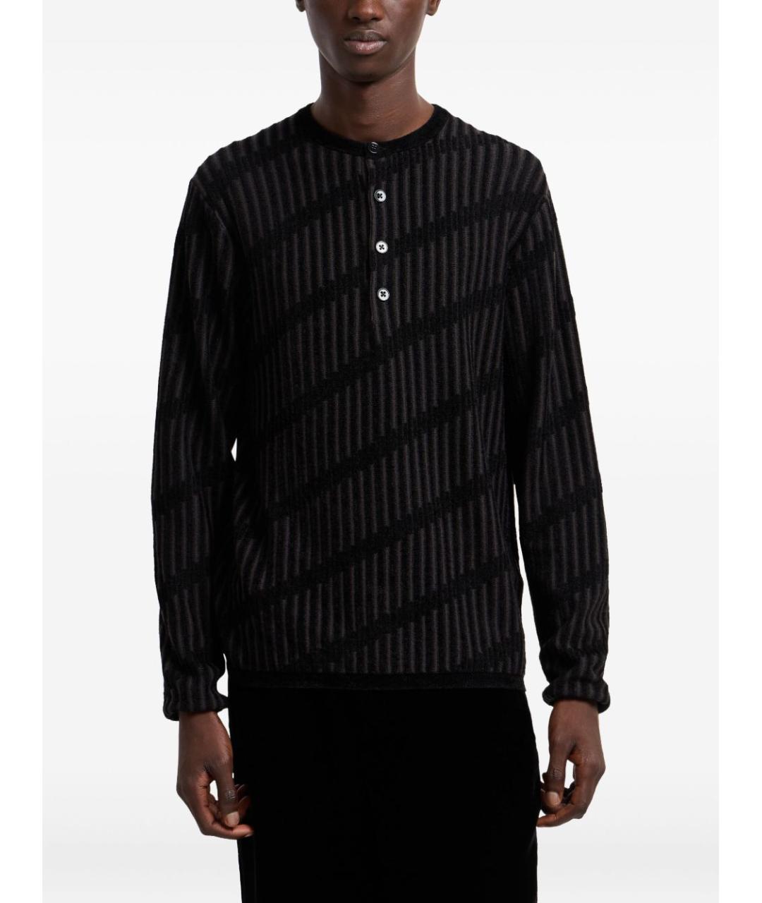 EMPORIO ARMANI Черный джемпер / свитер, фото 1