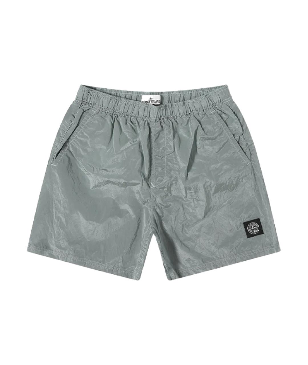 STONE ISLAND Серые шорты, фото 1
