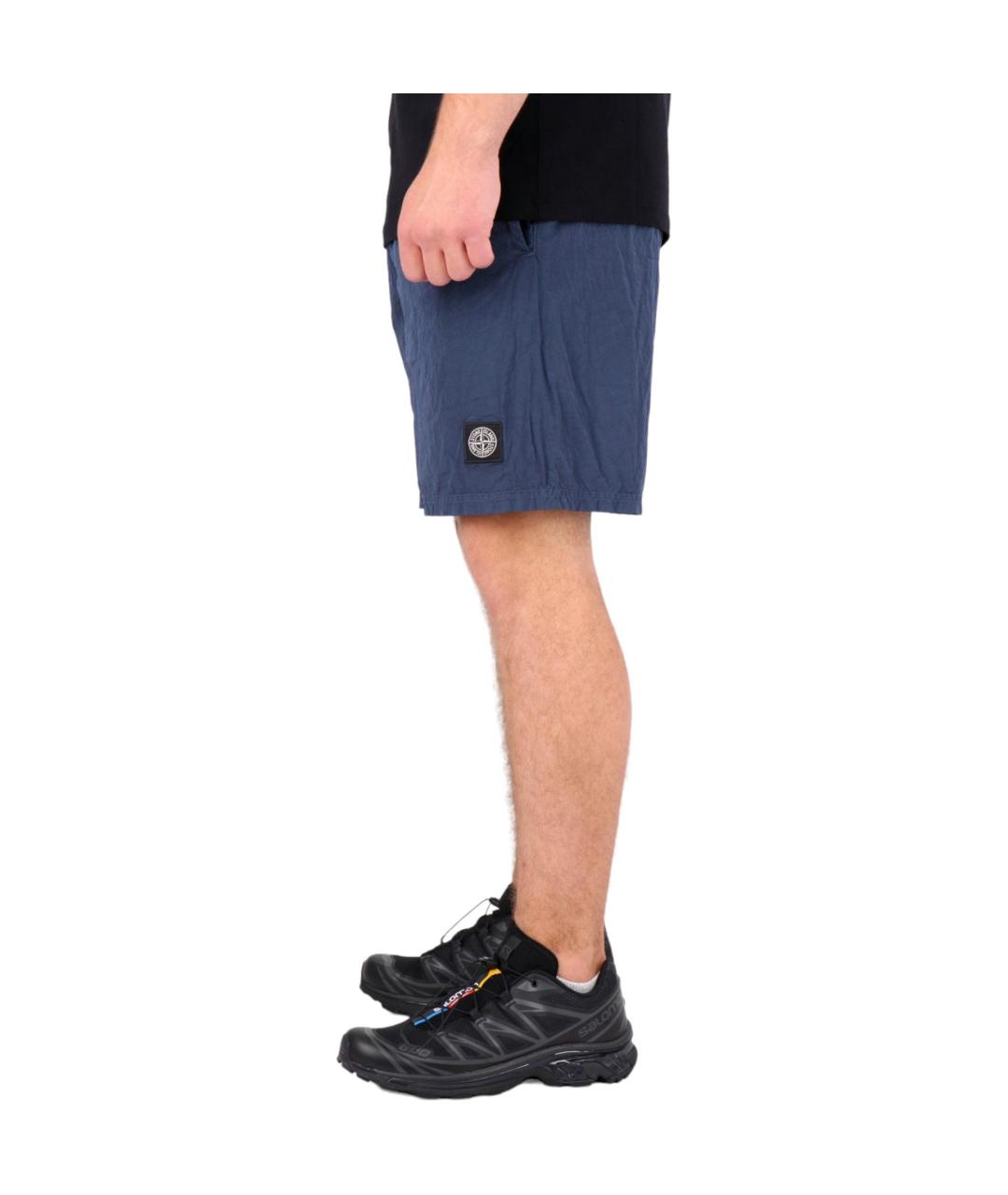 STONE ISLAND Синие шорты, фото 4