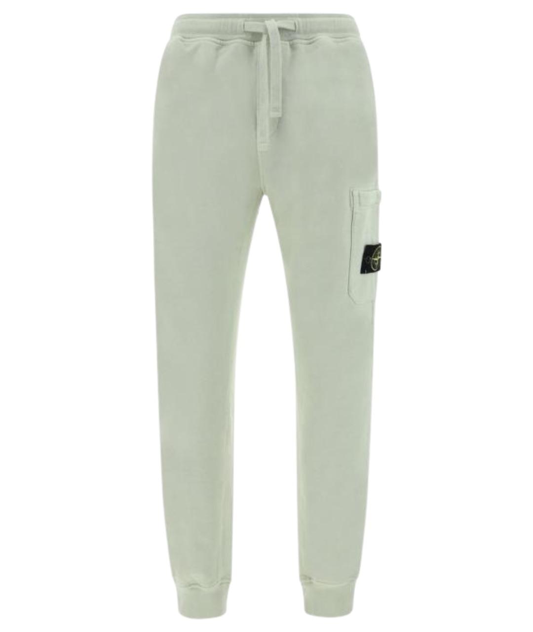 STONE ISLAND Зеленые повседневные брюки, фото 1