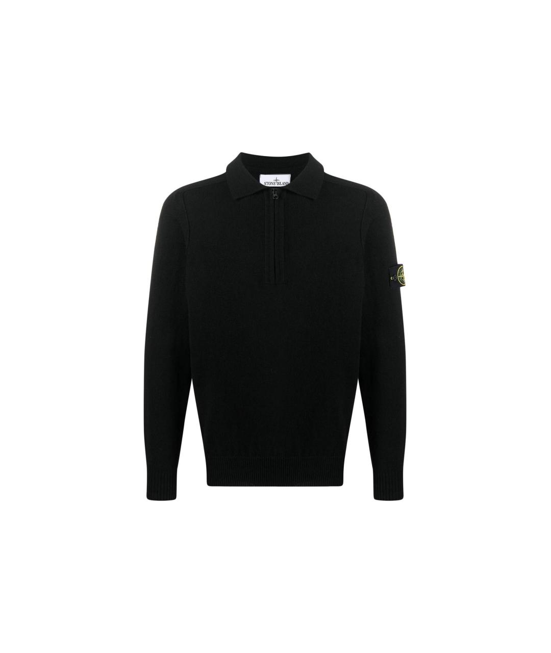 STONE ISLAND Черный джемпер / свитер, фото 1