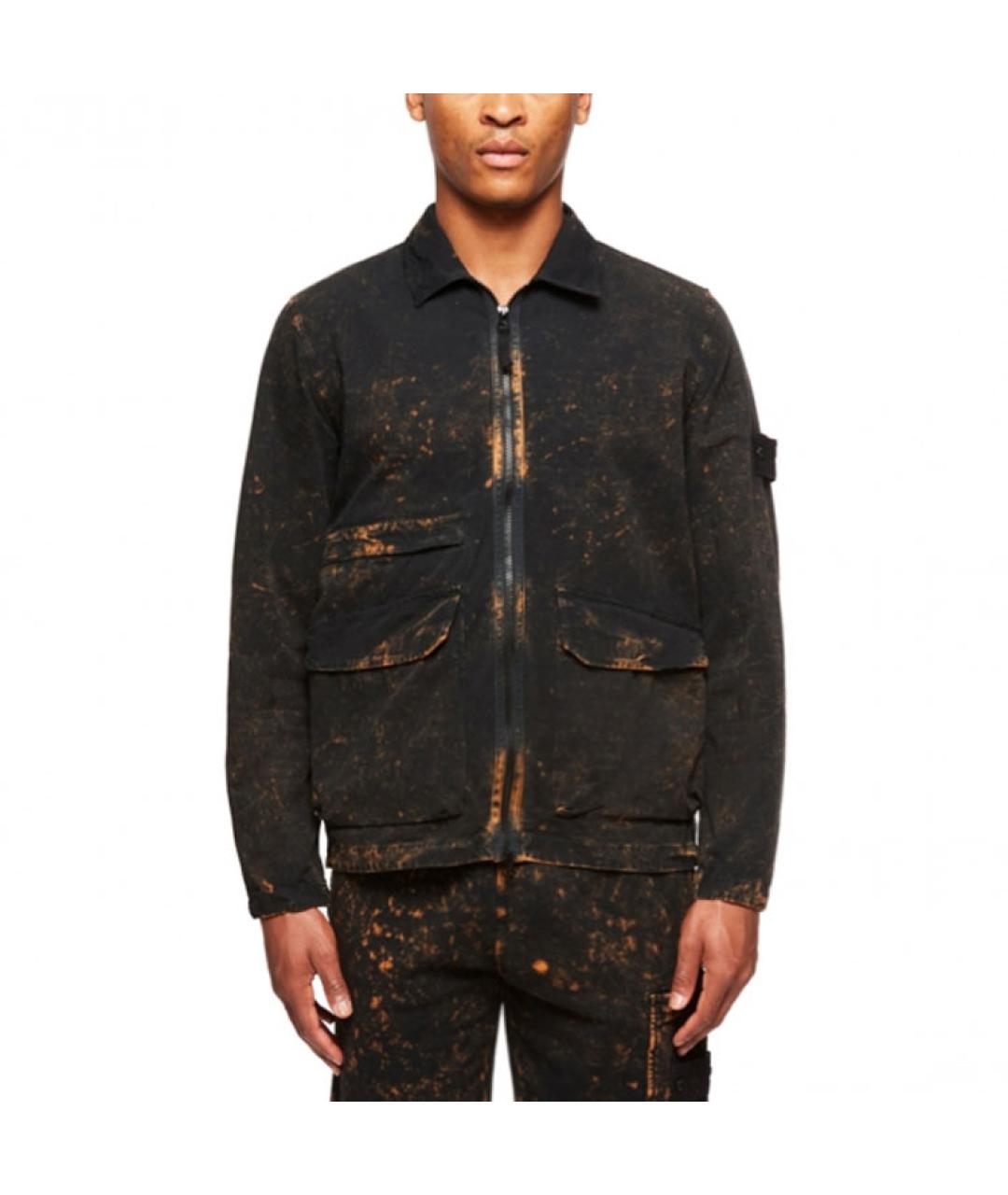 STONE ISLAND Черная куртка, фото 4