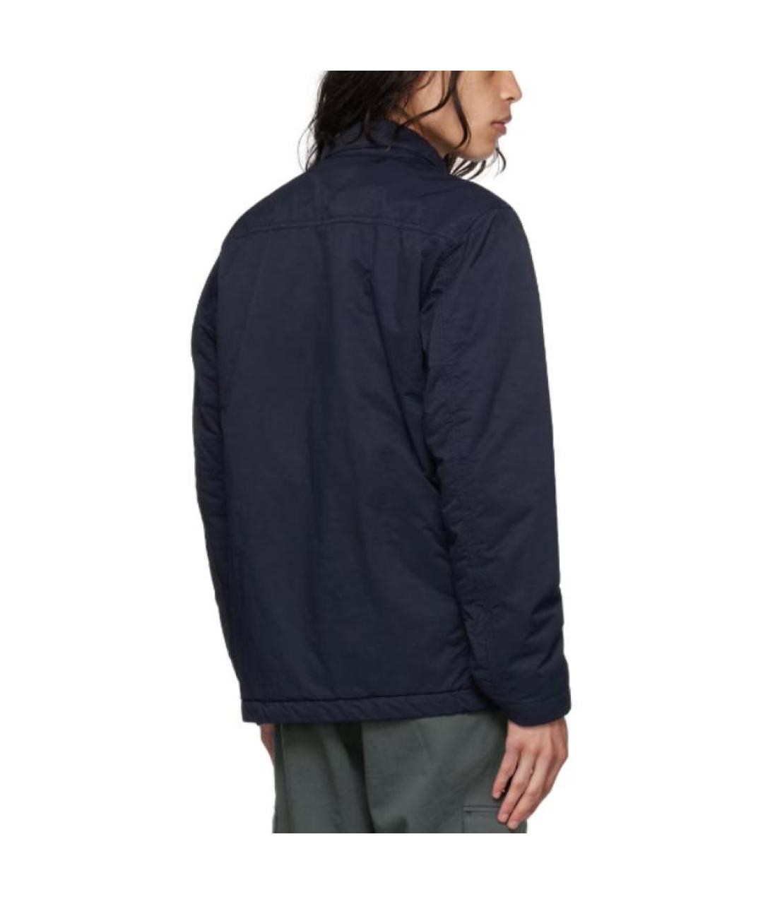 STONE ISLAND Темно-синяя куртка, фото 3
