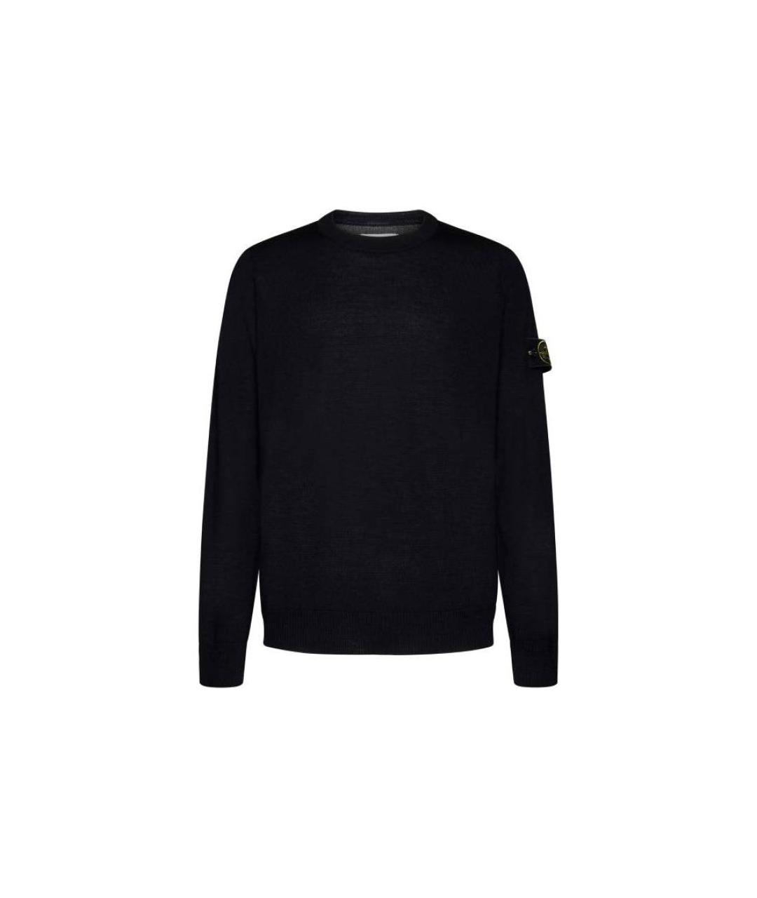 STONE ISLAND Черный джемпер / свитер, фото 1