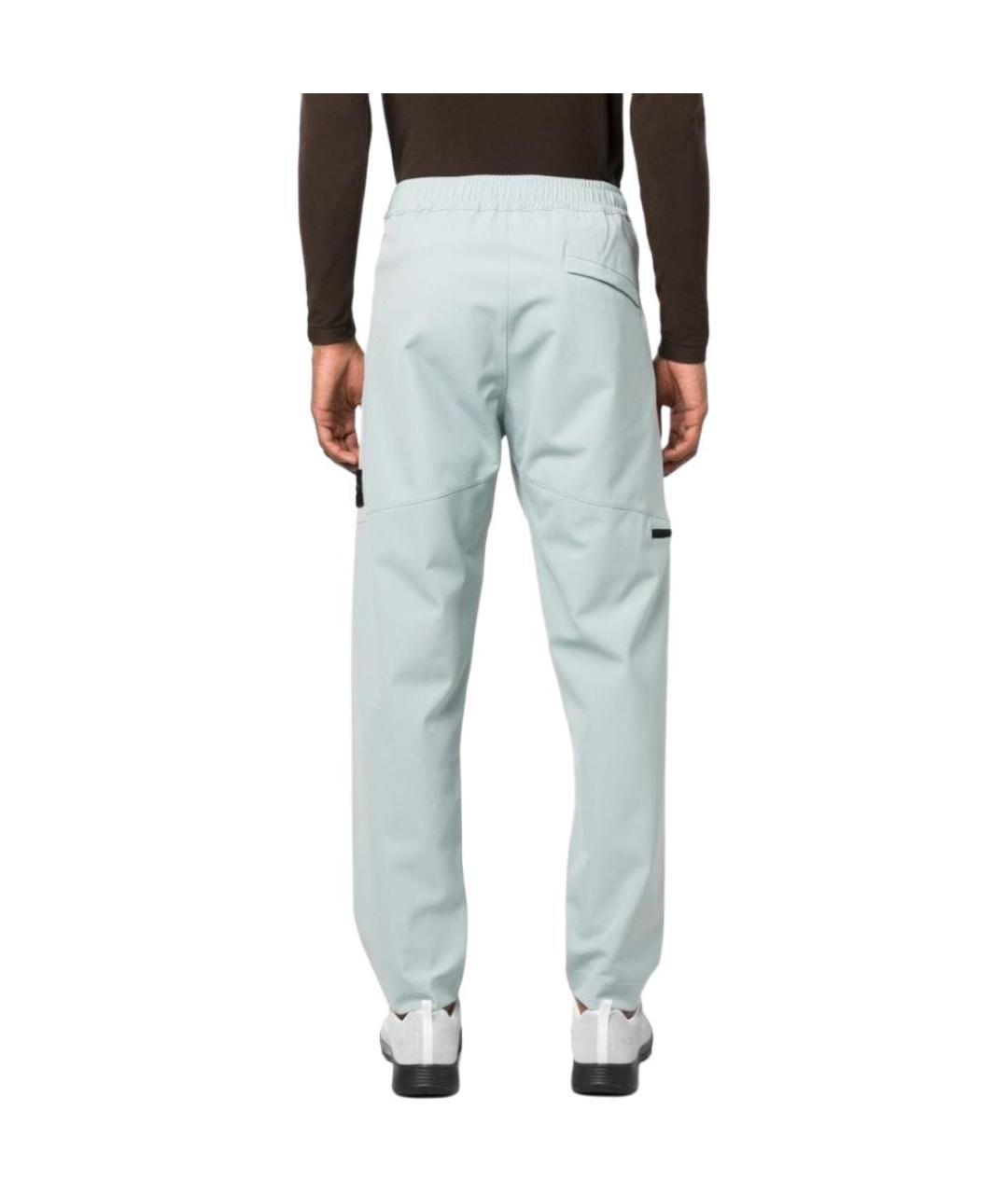 STONE ISLAND Голубые повседневные брюки, фото 5