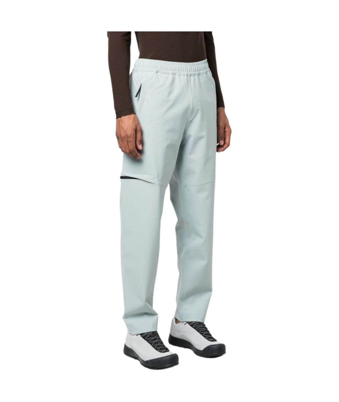 STONE ISLAND Голубые повседневные брюки, фото 4