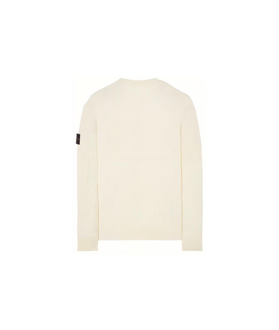 STONE ISLAND Белый джемпер / свитер, фото 2