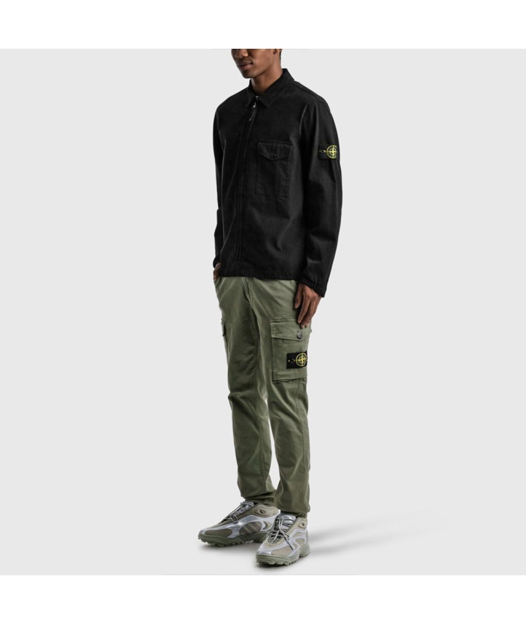 STONE ISLAND Черная куртка, фото 5