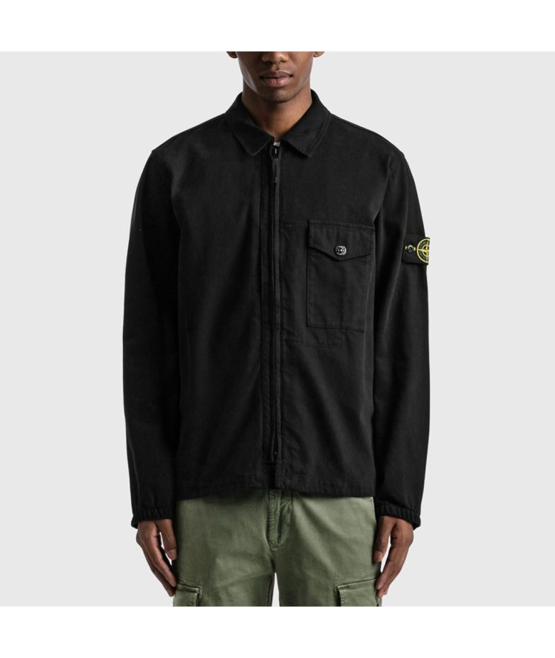 STONE ISLAND Черная куртка, фото 6