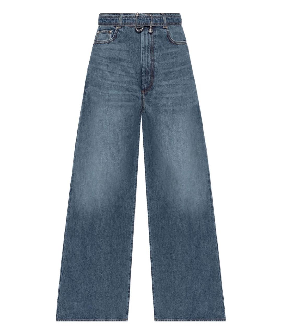 SPORTMAX Синие прямые джинсы, фото 1