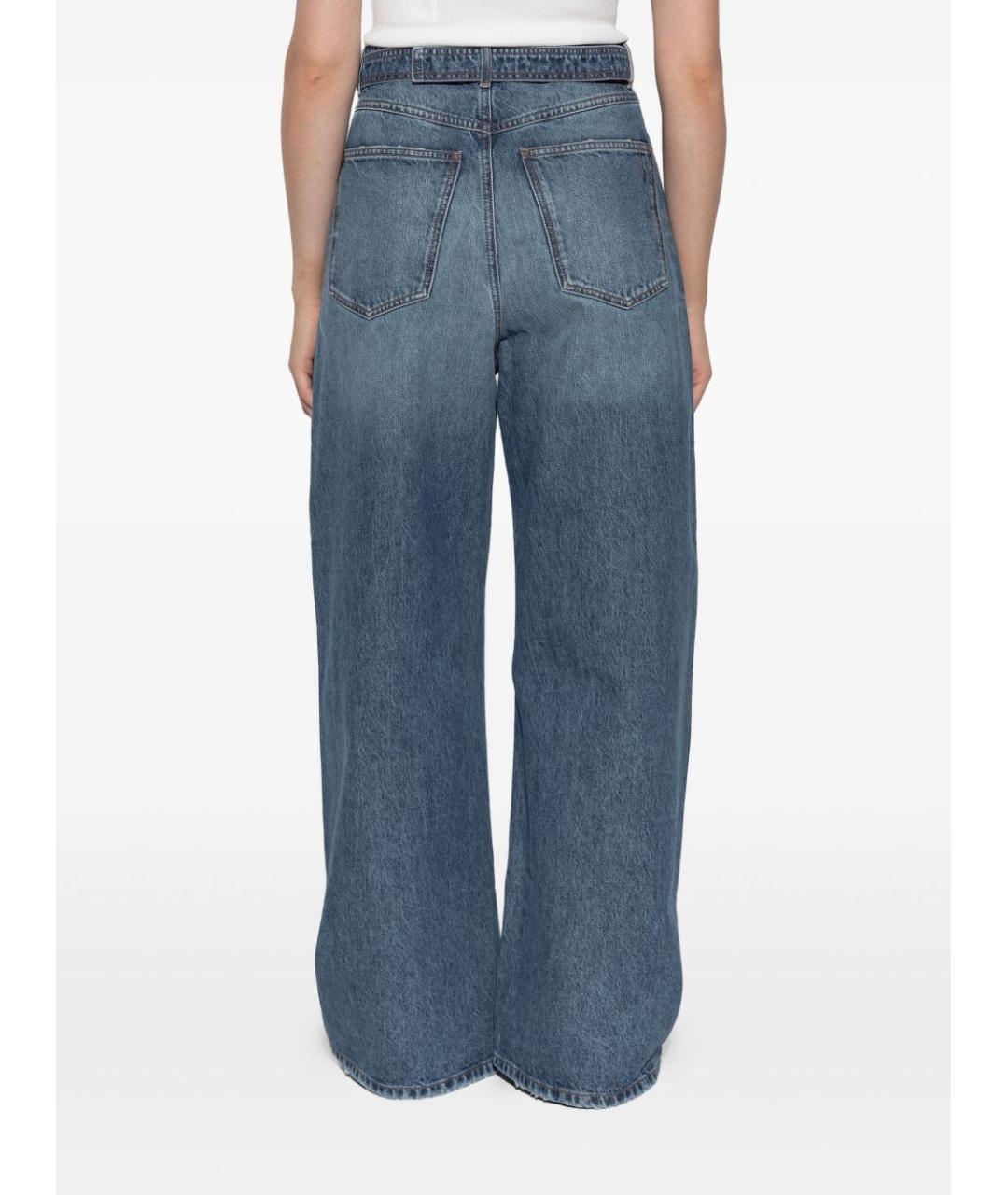 SPORTMAX Синие прямые джинсы, фото 3