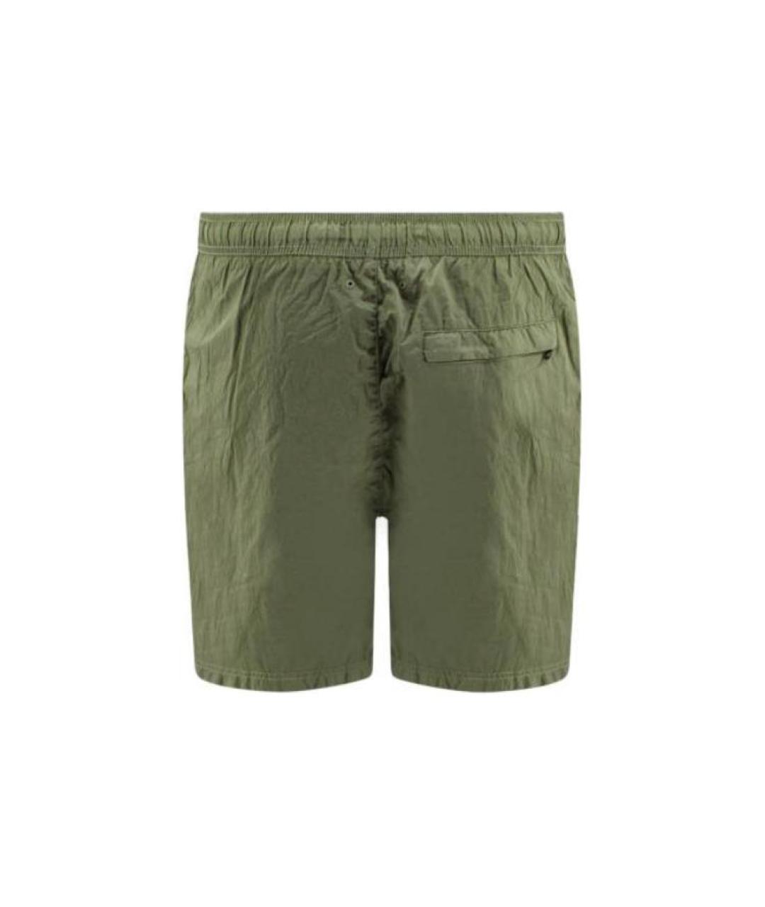 STONE ISLAND Зеленые шорты, фото 2