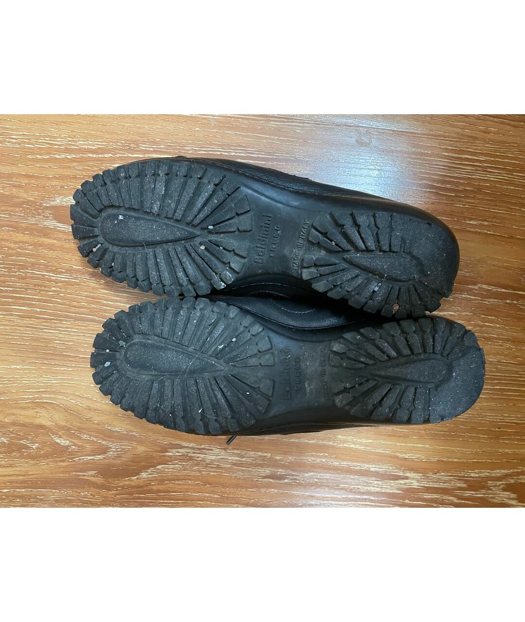 BALDININI Черные кожаные кроссовки, фото 3