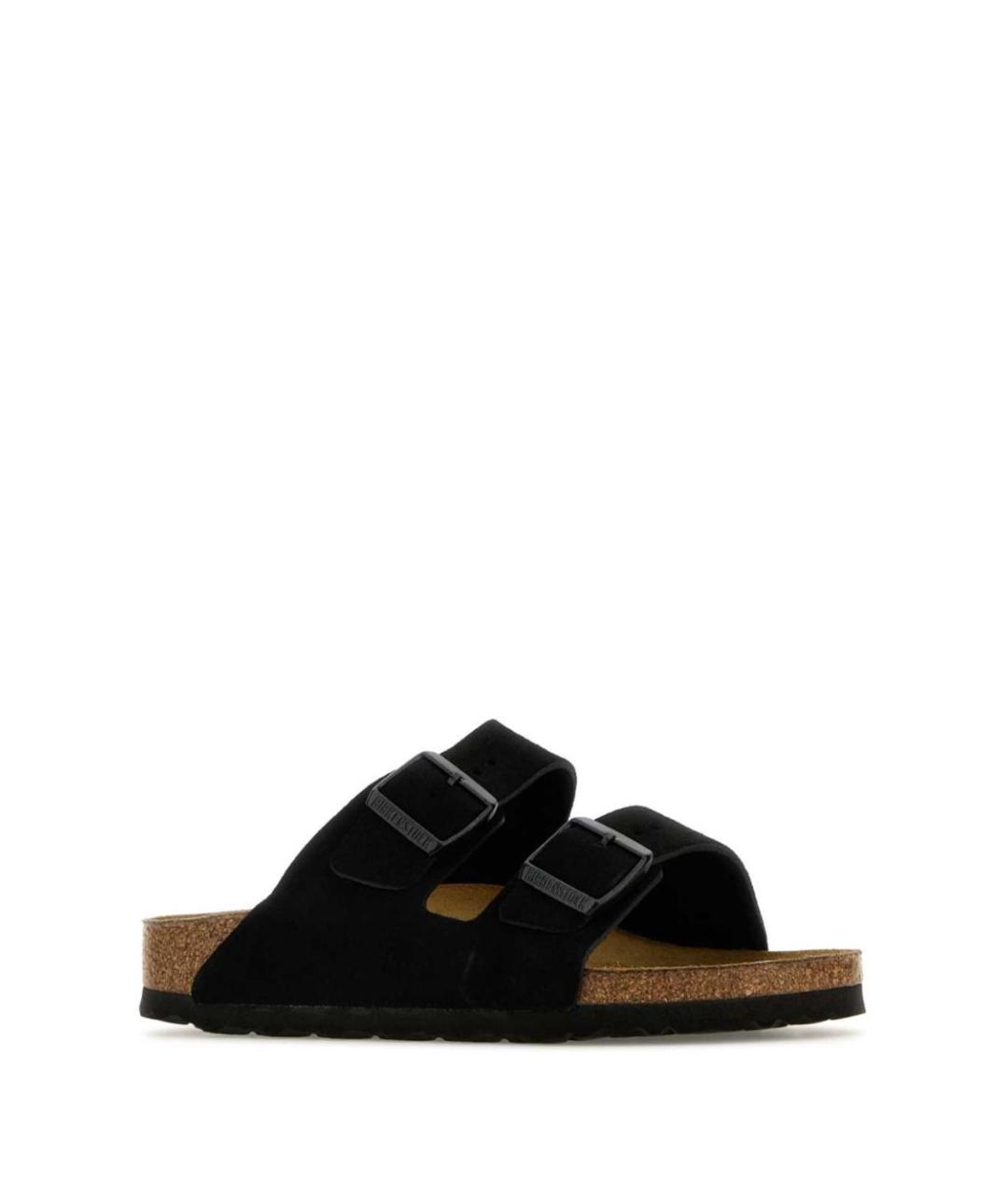 BIRKENSTOCK Черные замшевые сандалии, фото 2