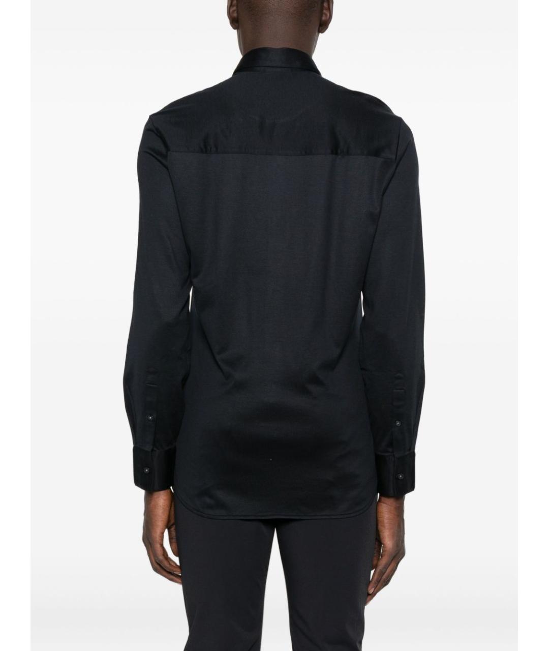 EMPORIO ARMANI Темно-синяя кэжуал рубашка, фото 3
