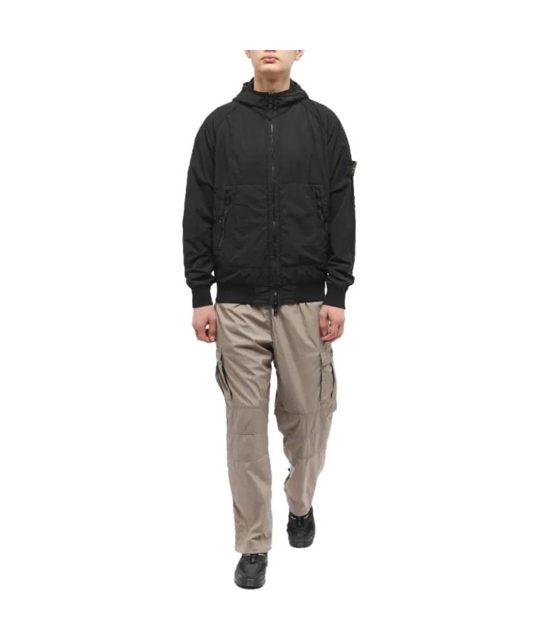 STONE ISLAND Черная куртка, фото 2