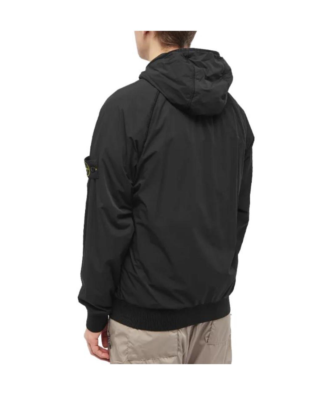 STONE ISLAND Черная куртка, фото 4