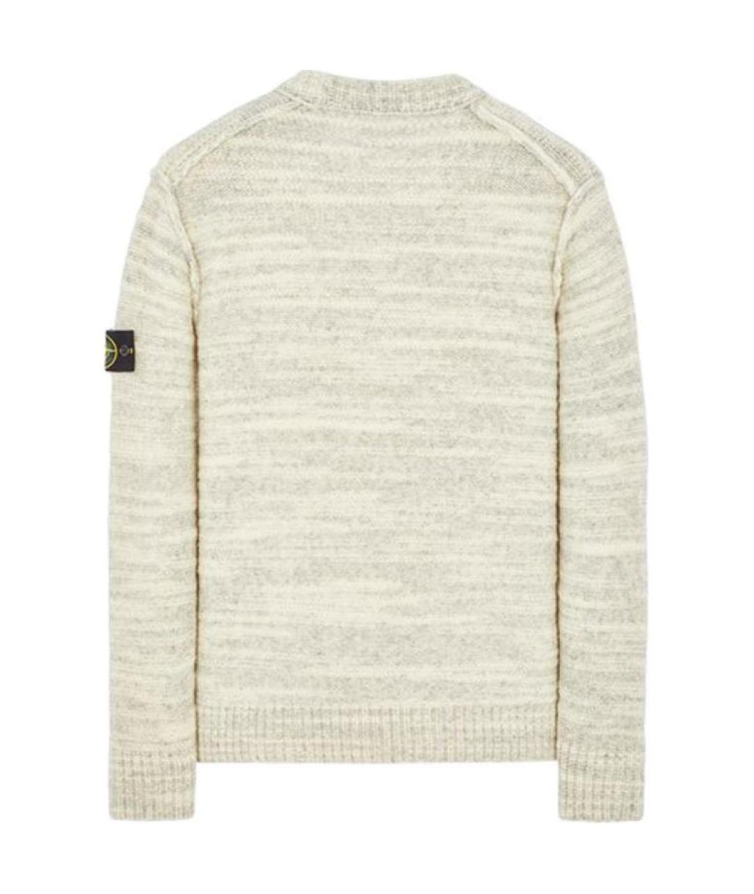STONE ISLAND Белый джемпер / свитер, фото 2