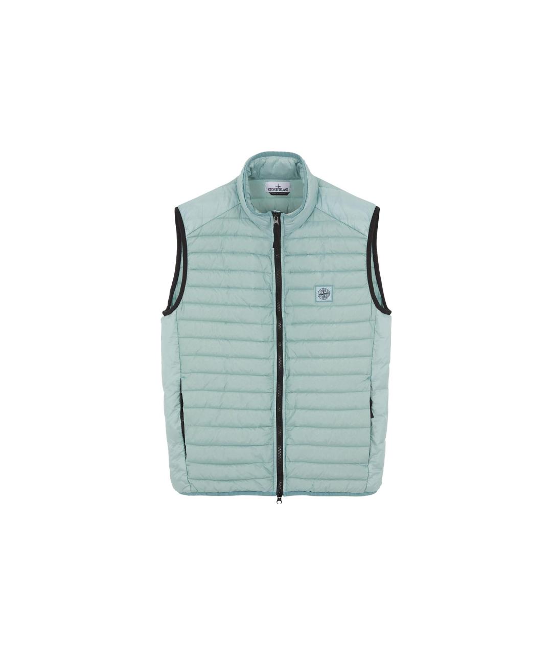STONE ISLAND Голубой жилет, фото 1