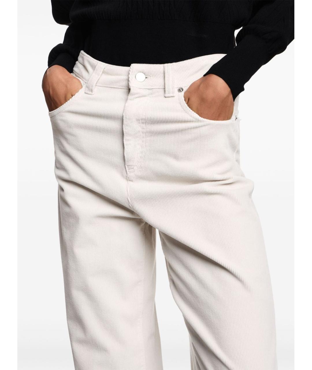 EMPORIO ARMANI Бежевые прямые джинсы, фото 2