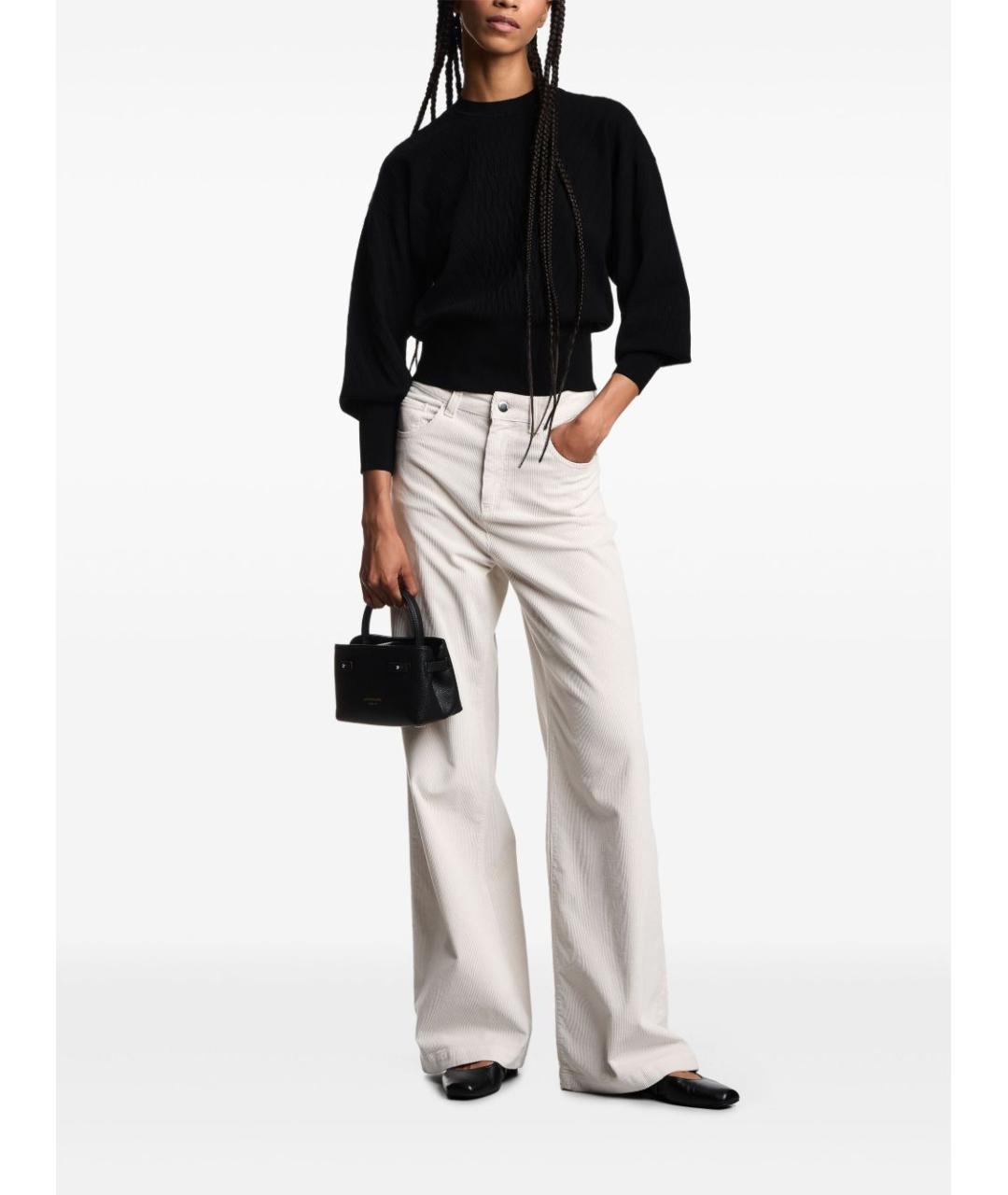 EMPORIO ARMANI Бежевые прямые джинсы, фото 4