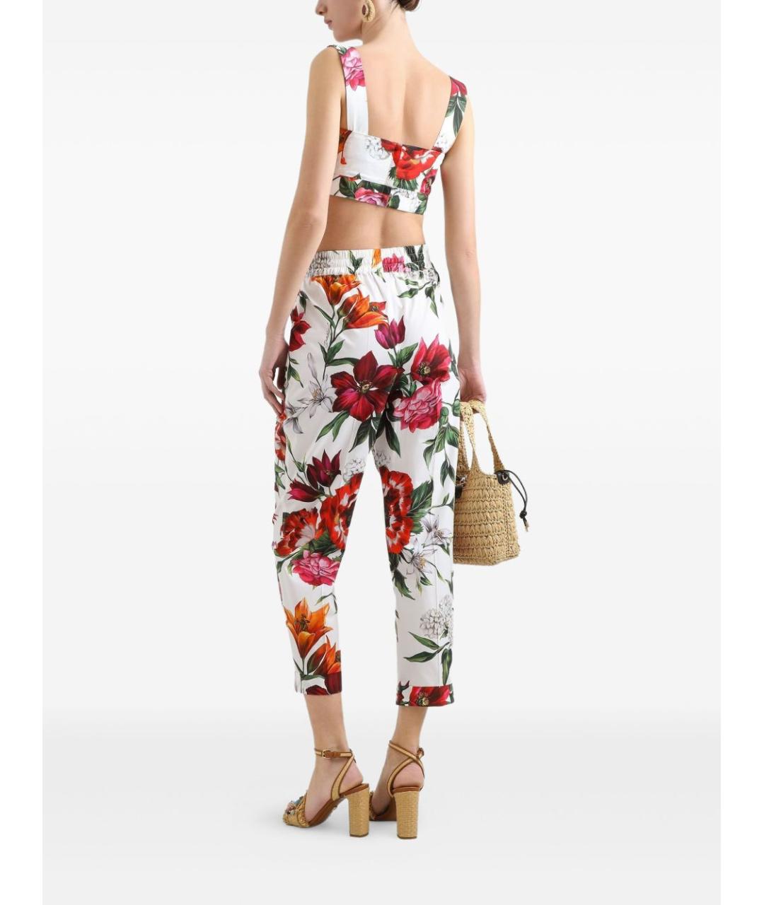 DOLCE&GABBANA Белая хлопковая майка, фото 5
