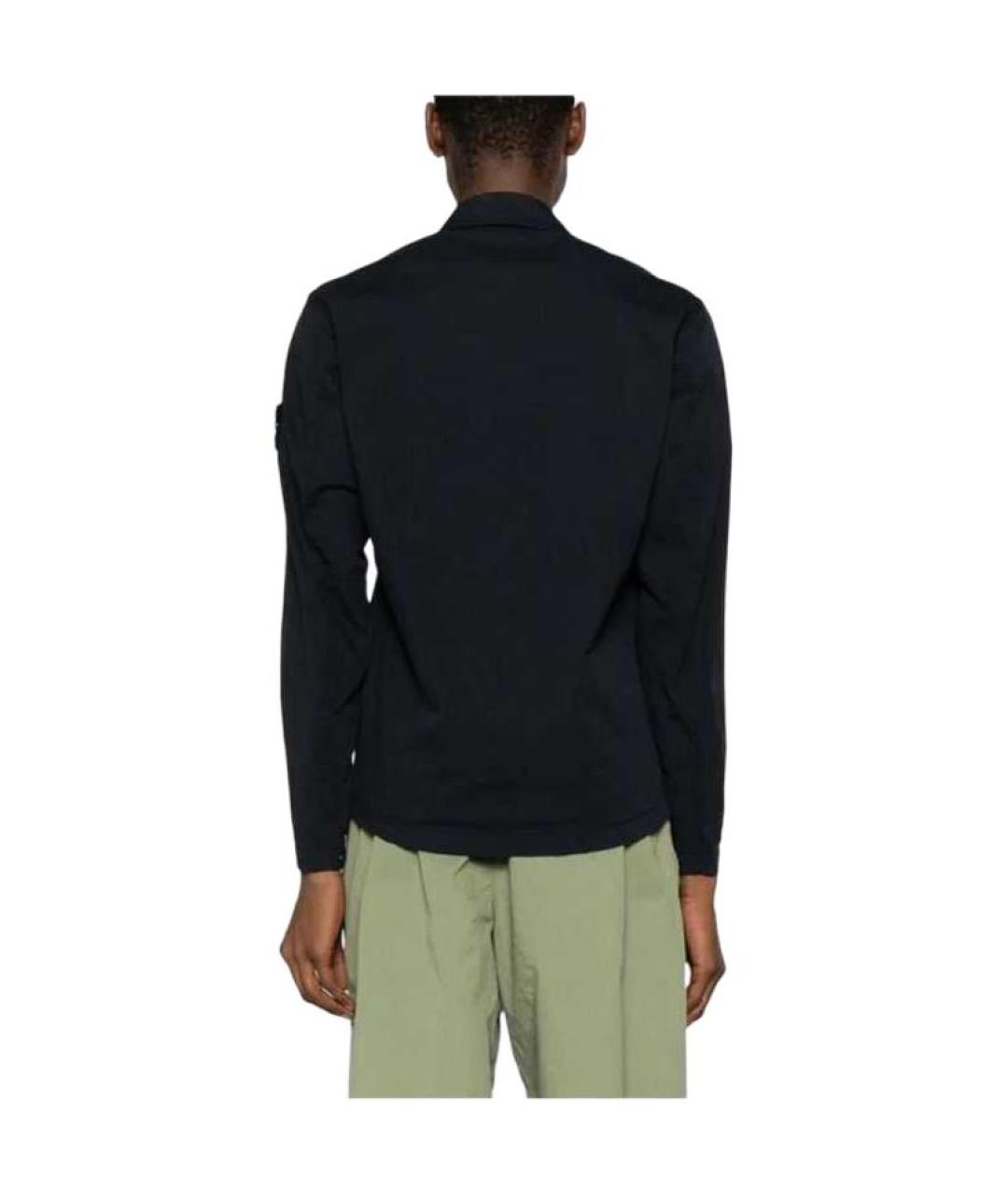 STONE ISLAND Темно-синяя куртка, фото 3