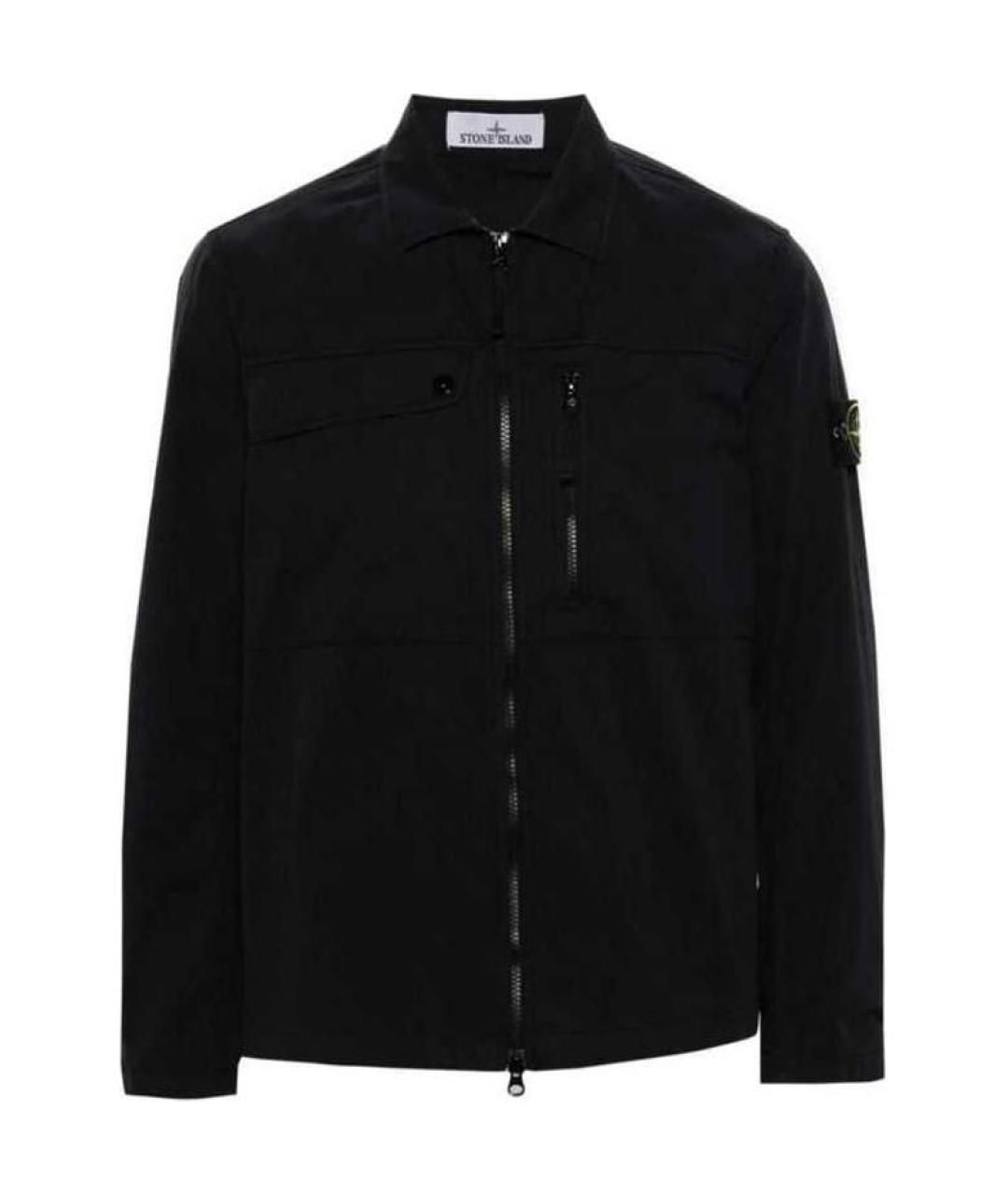 STONE ISLAND Темно-синяя куртка, фото 1