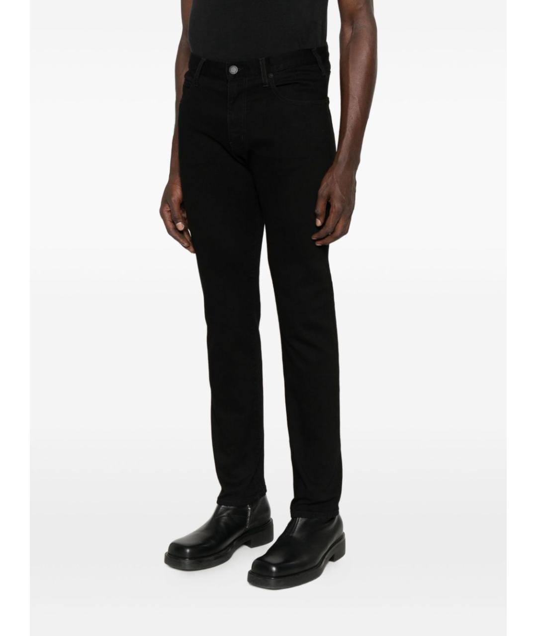 EMPORIO ARMANI Черные прямые джинсы, фото 2
